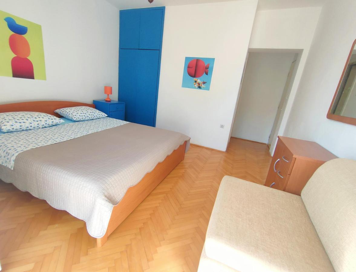Brela Beach Retreat Apartment Bagian luar foto